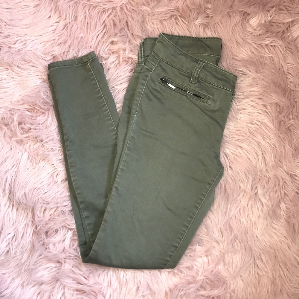 Army green pants